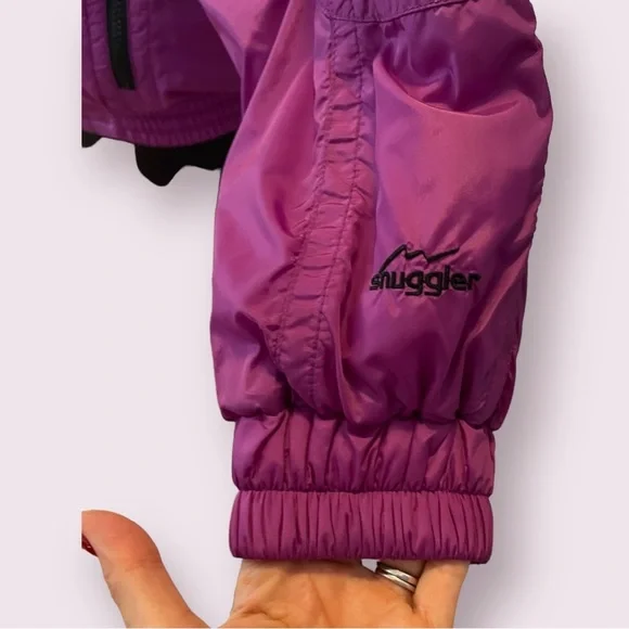 Vintage Kaelin Ski Wear Snuggler insulated jacket purple red geometric like new - Picture 9 of 16